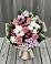 Букет цветов из: Альстромерии, Гвоздики, Розы и Хризантемы в Льгове