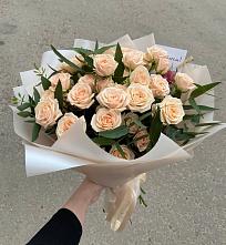 Букет Кремовые розы Латте в Льгове