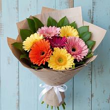 Букет цветов из:  Герберы #REPLACE_PRED# Льгове