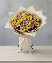 Букет цветов из:  Хризантемы #REPLACE_PRED# Льгове