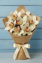 Букет цветов из:  Орхидеи и Розы в Льгове