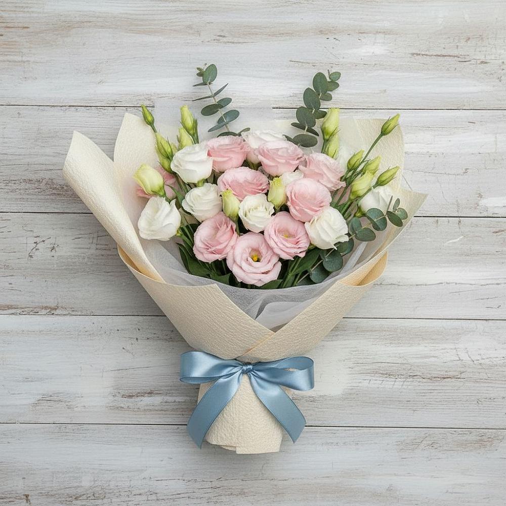 Букет цветов из: Лизиантусы в Льгове