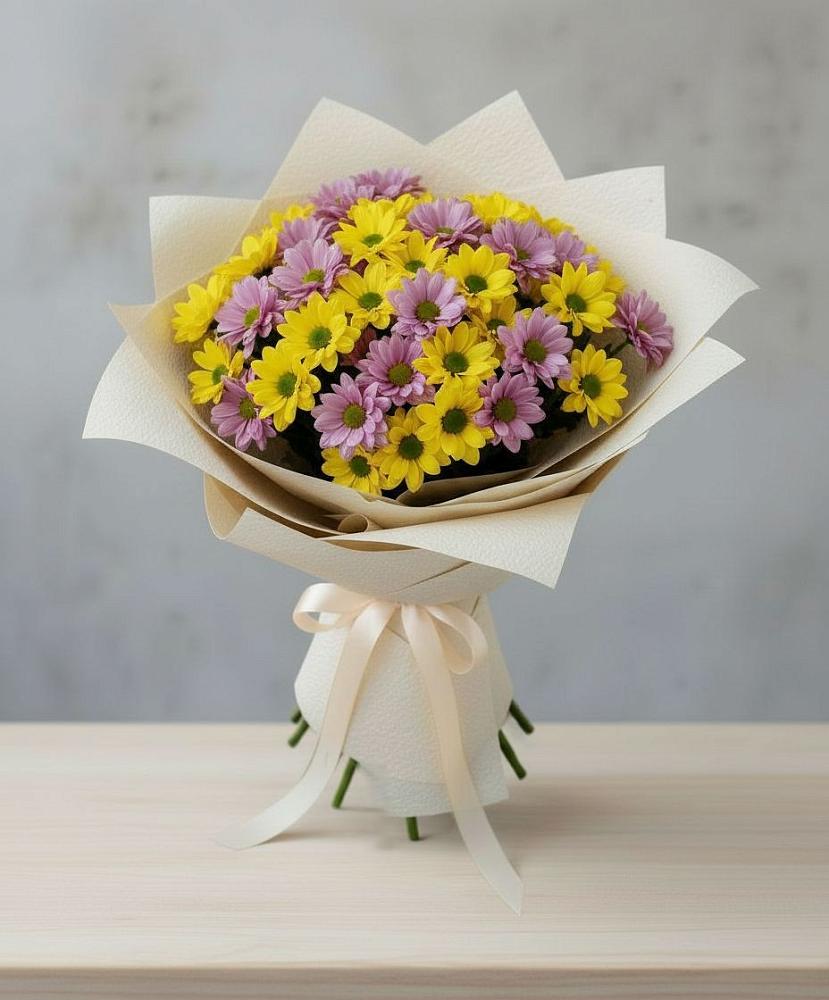 Букет цветов из: Хризантемы в Льгове